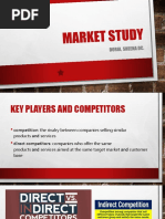 MARKET STUDY of A Feasibility Study