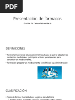 Presentacion de Fármacos