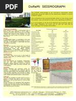 Datasheet DoReMi Seismograph