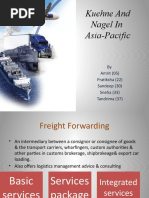 Kuehne and Nagel in Asia-Pacific: by Amrit (05) Pratiksha (22) Sandeep (30) Sneha (33) Tandrima