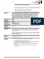 International Human Resource Management Assignment Briefing Sheet Autumn 2010