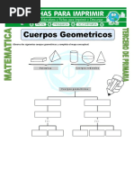 Ficha Cuerpos Geometricos para Tercero de Primaria