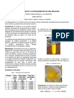 Determinacion de La Estequiometria de Una Reaccio1