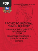 Proyecto Nacional Simon Bolivar 2007 2013