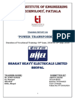 BHEL Report On Transformer.f (PDF) .Final1