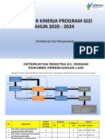 Indikator Kinerja Program Gizi 2020 - 2024