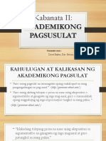 Kabanata 2 Akademikong Pagsusulat 12ABM AM5