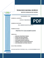 Memoria Descriptiva Casa Habitación