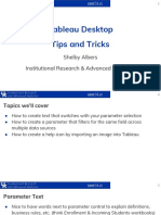 Tableau Tips and Tricks
