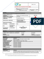 MSDS - Malathion ULV Insecticida Concentrado PDF