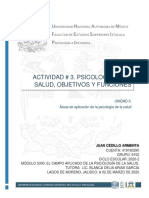 Psicologia de La Salud, Objetivos y Funciones