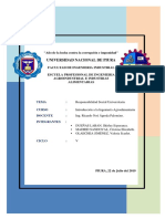 Responsabilidad Social Universitaria - Introduccion A Ala Ingenieria Agroalimentaria PDF