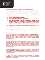 Modelo Solicitud Declaración Herederos Universales