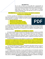 Informatica y Las Ciencias de La Salud PDF