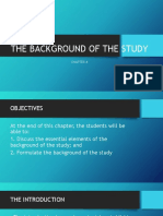 Chapter 4 Background of The Study