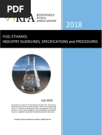 Fuel Ethanol Industry Guidelines Specifications 2018 PDF