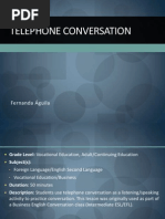 Telephone Conversation