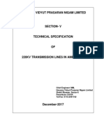 220kV Lines at Rajokheri Technical Specifications PDF