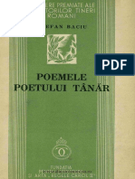 Stefan Baciu, Poemele Poetului Tanar