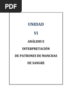 Unidad VI - Patrones de Manchas de Sangre