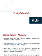 Cost of Capital (Ch-3)