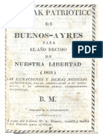 1819, Almanak Patriótico de La Ciudad de Buenos Ayres