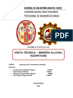 Informe de Aluviales