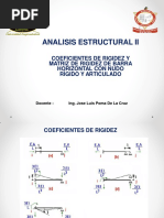 Matriz Rigidez Nudos Empotrado Articulado