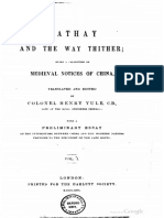 1866 Cathay and The Way Thither Vol 1 by Henry Yule S PDF