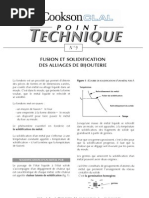 Fusion Et Solidification