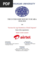 Summer Internship Project of Mba Marketing in Airtel