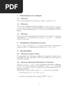 INMOTC Polynomial and FE