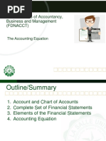 FDNACCT - Accounting Equation PDF