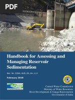 Handbook Reservoir Sedimentation PDF