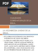 Cualidades Sobrenaturales de La Biblia