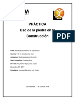 Uso de La Piedra en La Construccion