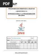 Lab 01 Introducción A La Programación en Java