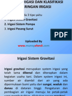 Macam Macam Sistem Irigasi Dan Klasifika PDF