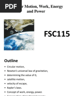 FSC115 - Circular Motion - Work - Energy - Power PDF