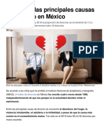 Estas Son Las Principales Causas de Divorcio en México