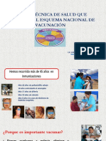 Norma Tecnica de Salud. Esquema Nacional de Vacunacion