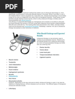 Ultrasound Therapy