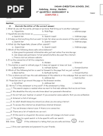 4th Quarterly Assessment