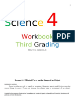 Science Workbook 3rd Quarter