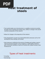 Heat Treatment of Steels