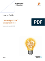 0454 Enterprise Learner's Guide