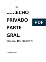 Resumen DERECHO PRIVADO Parte Gral DR Felicetti