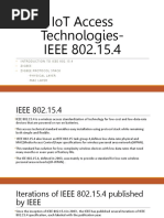 IoT Access Technologies