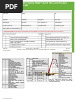 Boom Placer Checklist