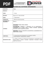 Actividad Integradora Física 2°